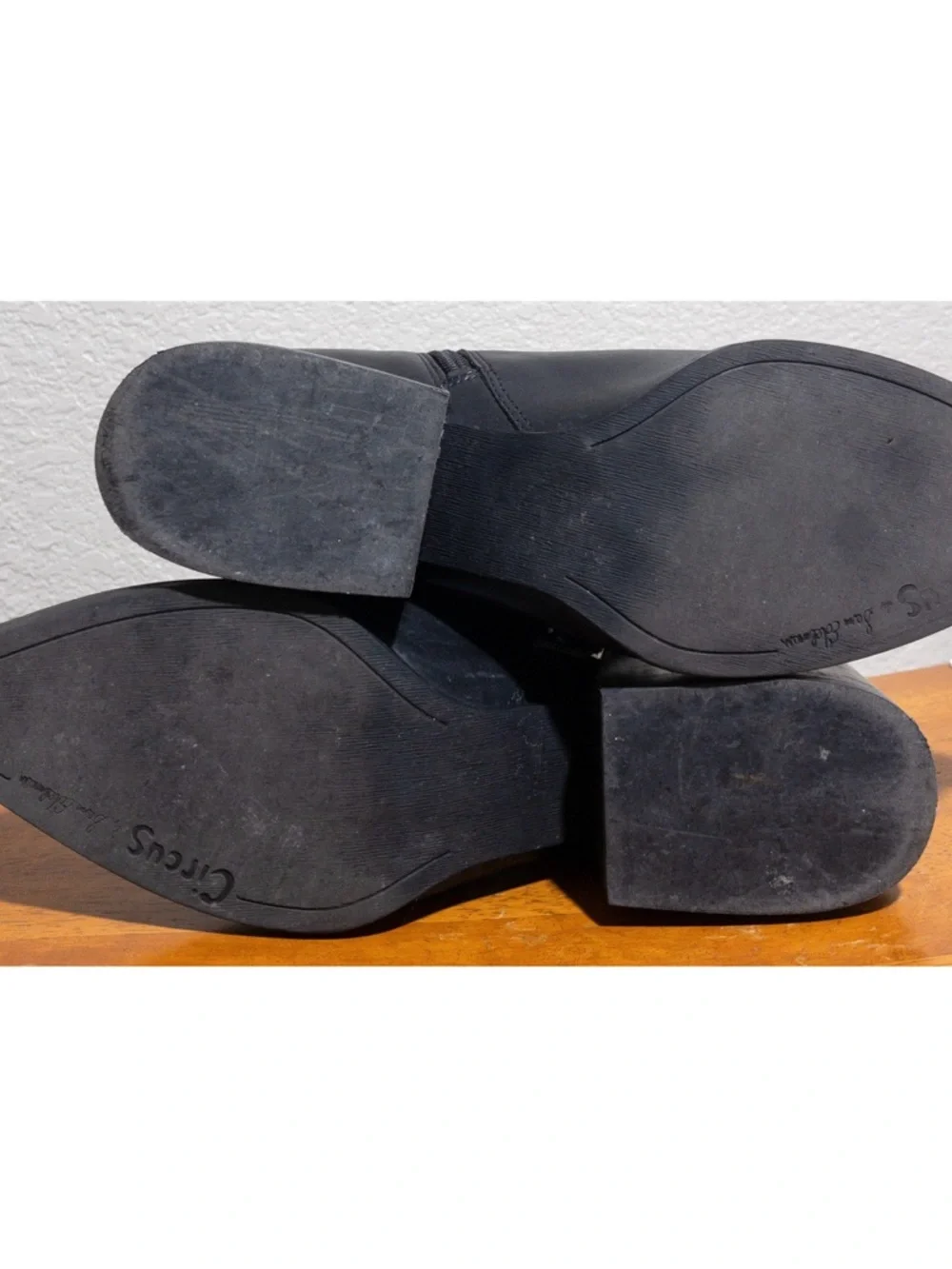 Sam Edelman Circus Reese Monk Strap Booties 8 Black Silver Buckle Pointed Toe - Picture 6 of 15